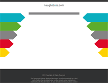 Tablet Screenshot of naughtdate.com